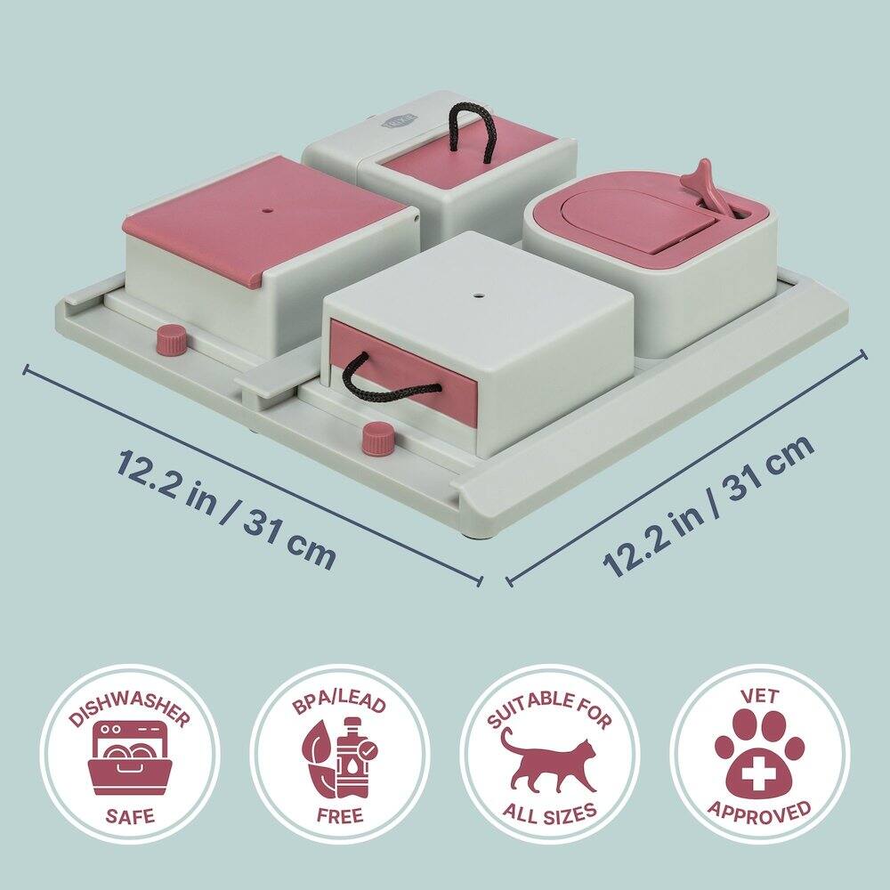 12.2 in / 31 cm  
12.2 in / 31 cm  

DISHWASHER SAFE  
BPA/LEAD FREE  
SUITABLE FOR ALL SIZES  
VET APPROVED