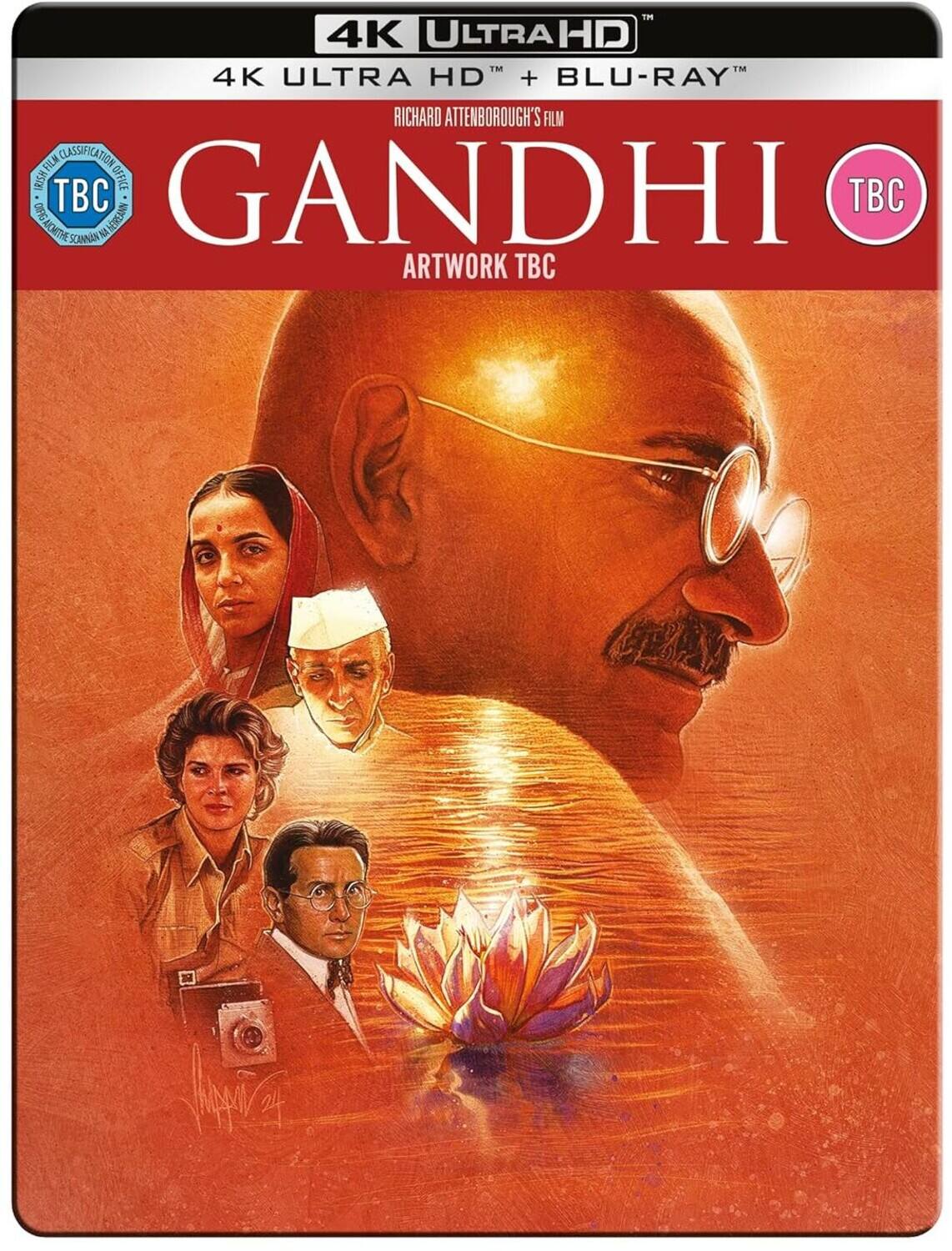 Front. Gandhi (Steelbook)   - 4K Blu-Ray.