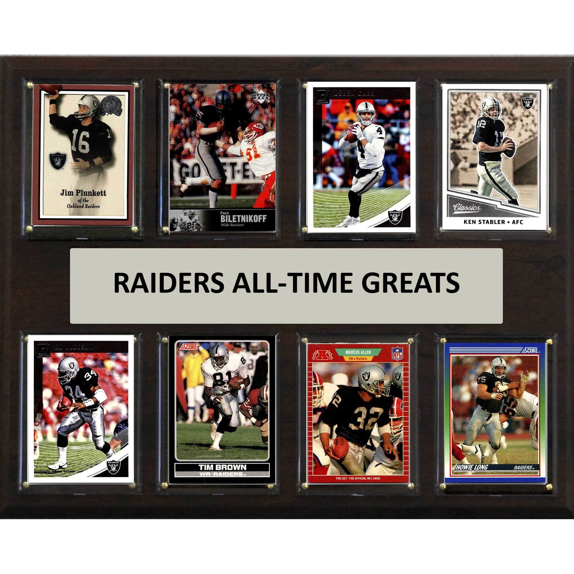 "C&I Collectibles - Las Vegas Raiders 12"" x 15"" Trading Card Plaque - Multicolor" price history on PriceWatchPro