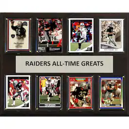 C&I Collectibles - Las Vegas Raiders 12" x 15" Trading Card Plaque - Multicolor