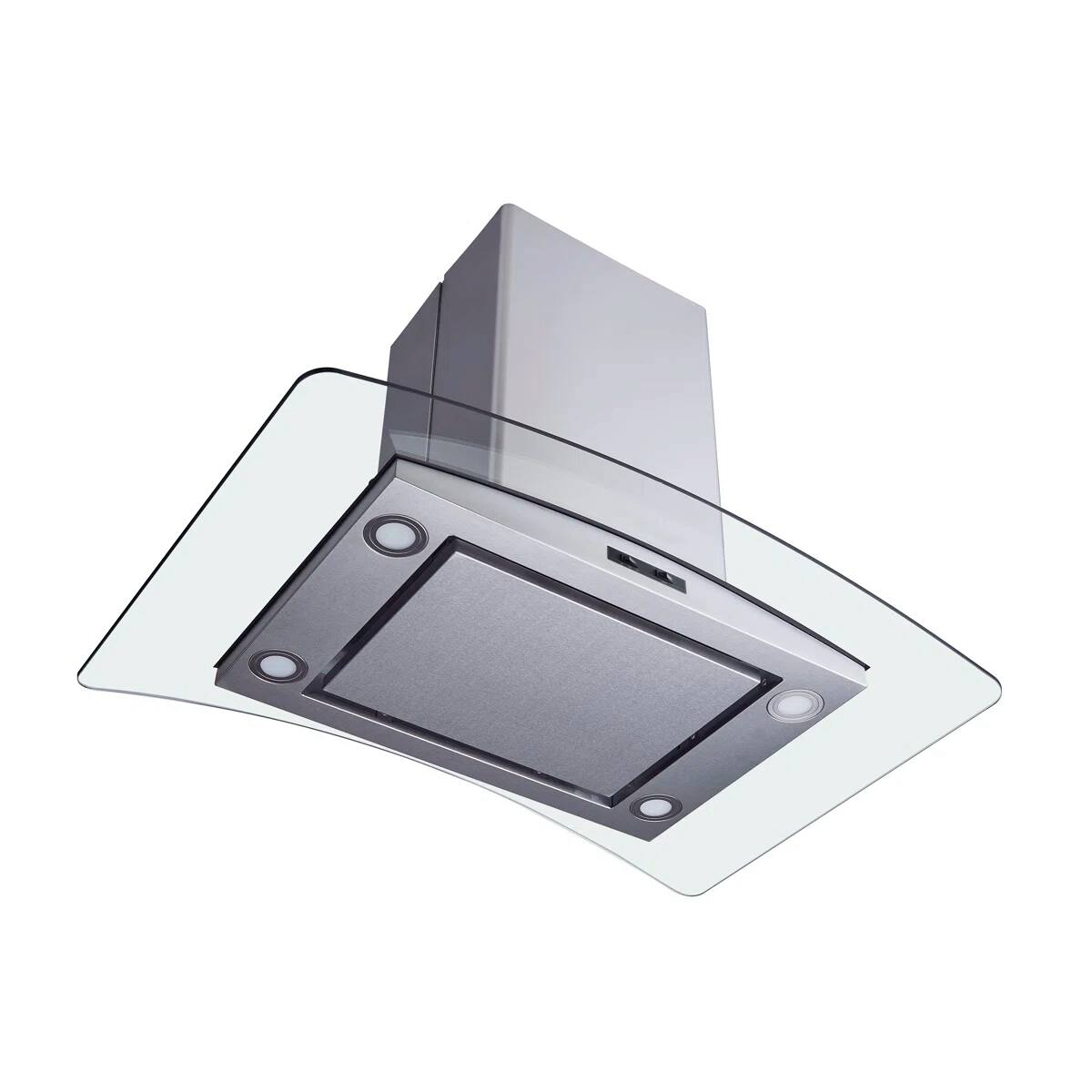 Back. Winflo - Winflo 30 inch Convertible 300-CFM Stainless Steel Island Range Hood - Stainless Steel.