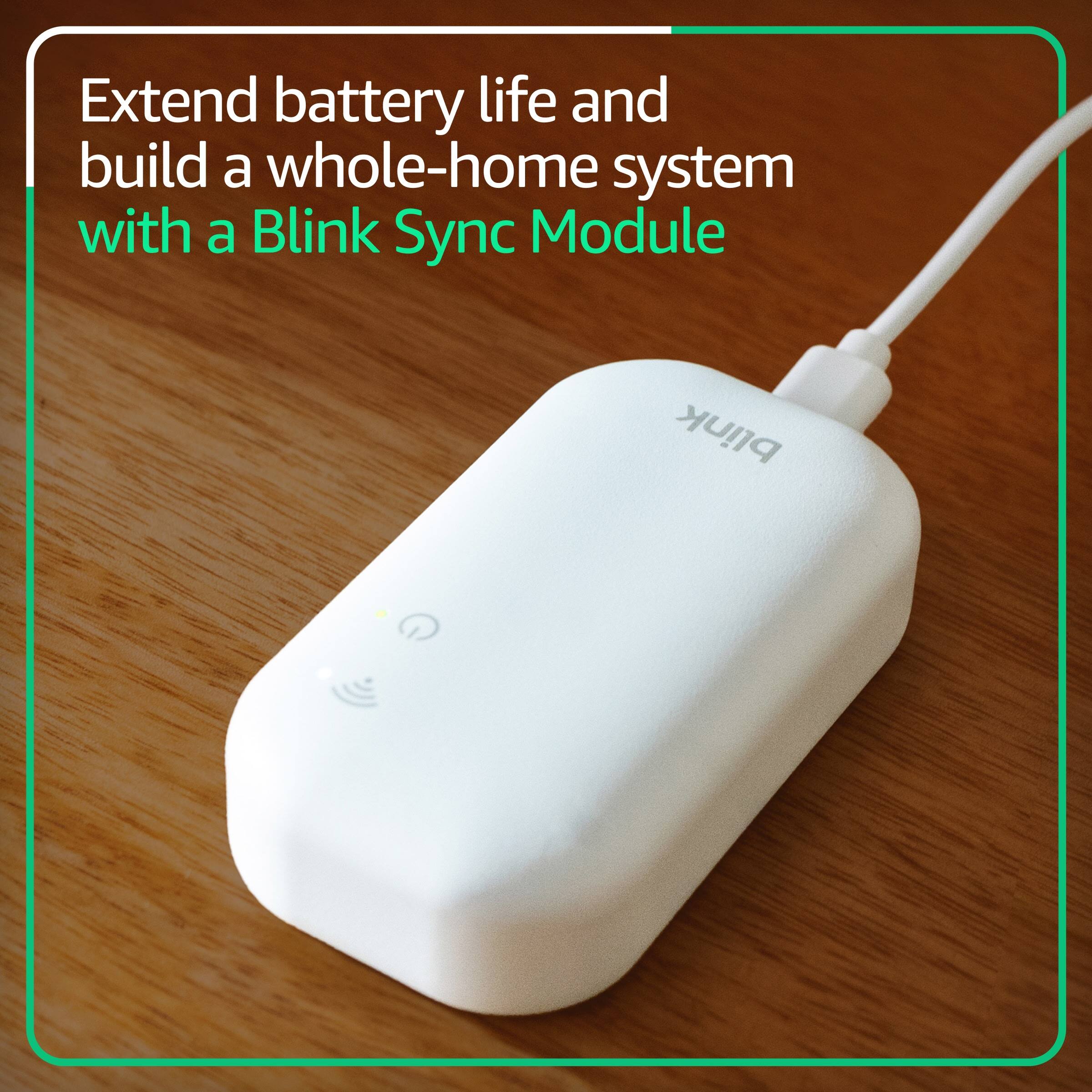 Extend battery life and build a whole-home system with a Blink Sync Module