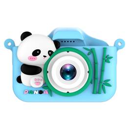 Cluzine - Kids Digital Camera, Panda Design, 720P Video, Long Battery Life, Blue