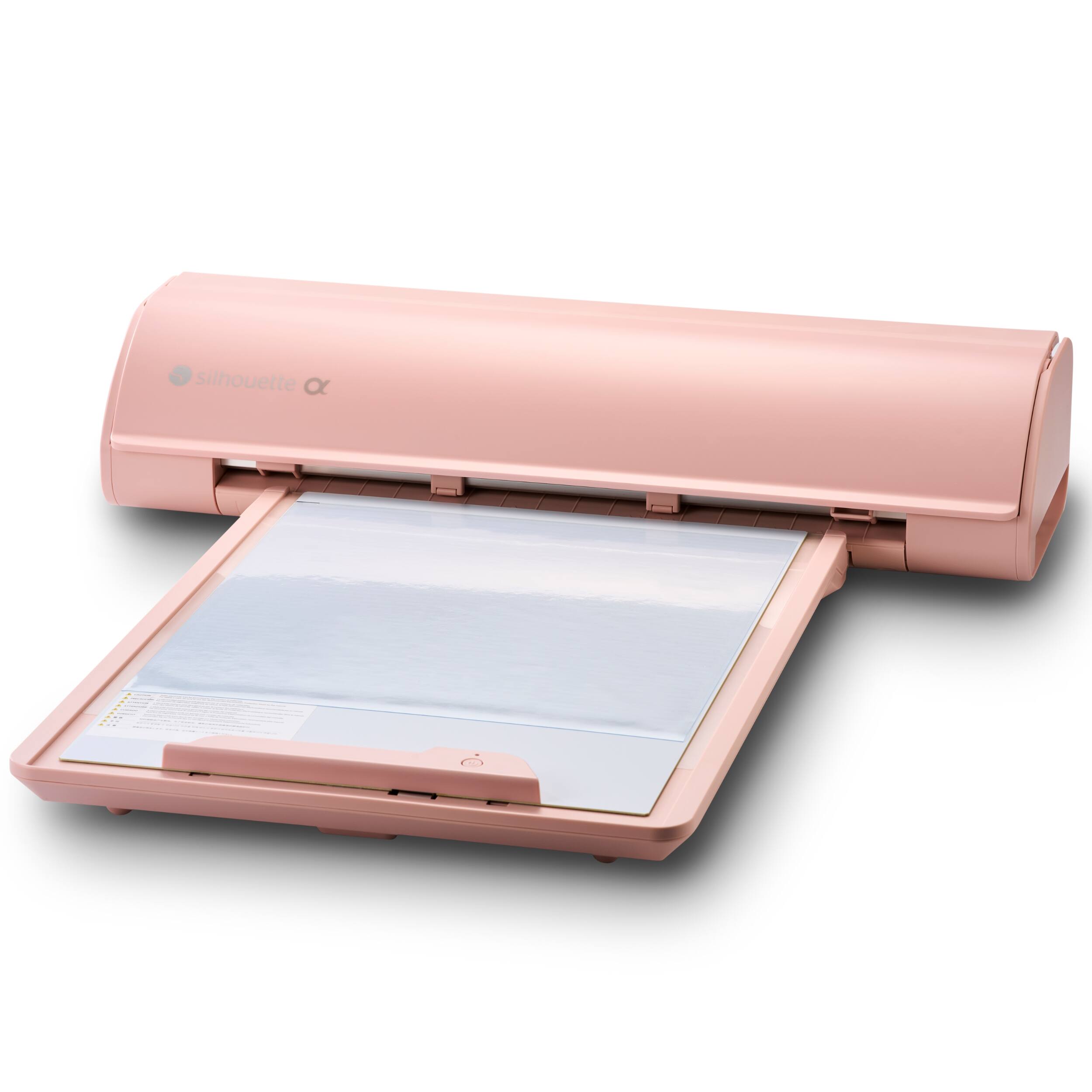 Alt View 4. Silhouette - CAMEO5α (Alpha) Electrostatic Mat Bundle - Matte Pink.