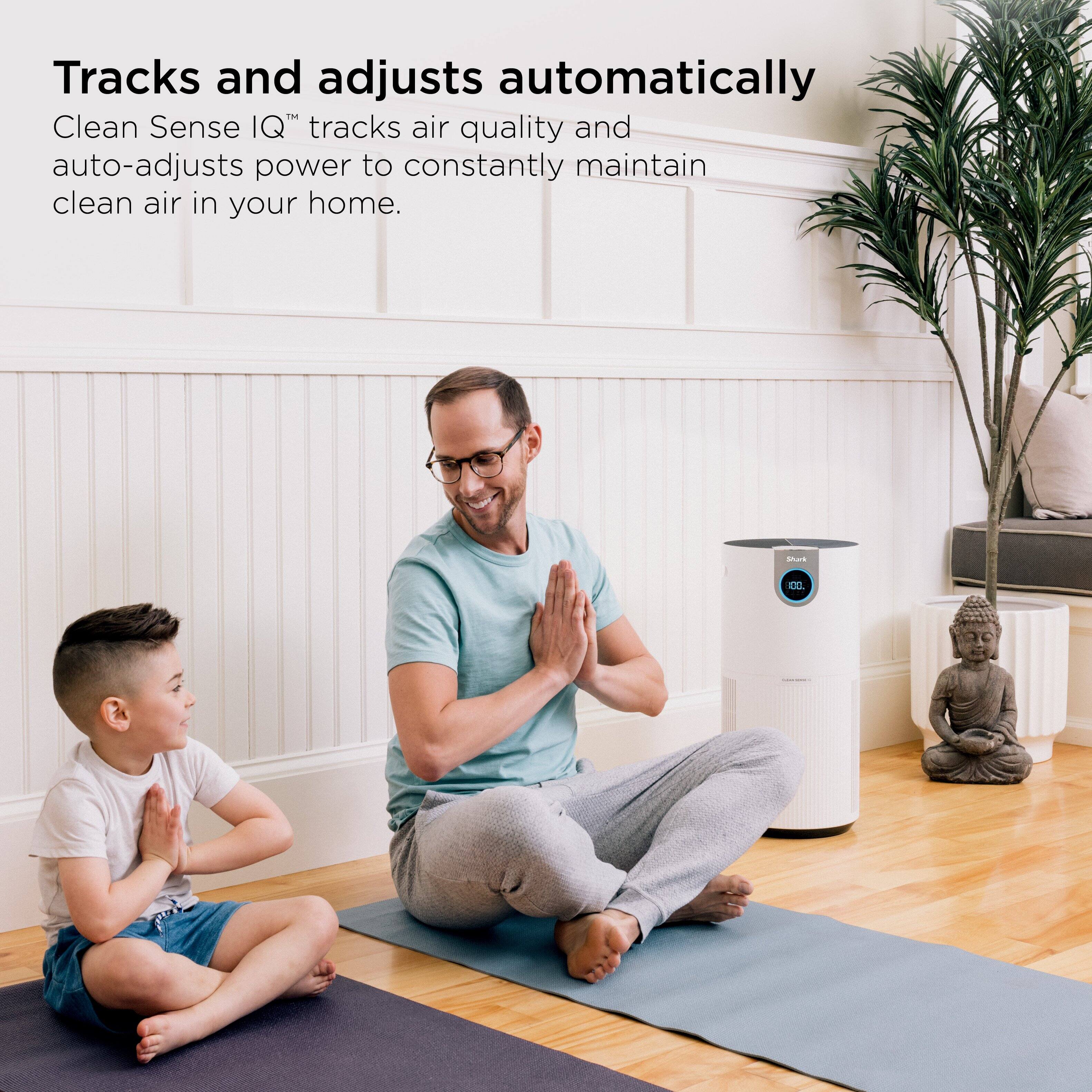 Tracks and adjusts automatically

Clean Sense IQ™ tracks air quality and auto-adjusts power to constantly maintain clean air in your home.