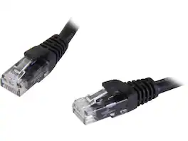 Cables to Go - C2G 27156 Cat6 Cable - Snagless Unshielded Ethernet Network Patch Cable, Black (50 Feet, 15.24 Meters)