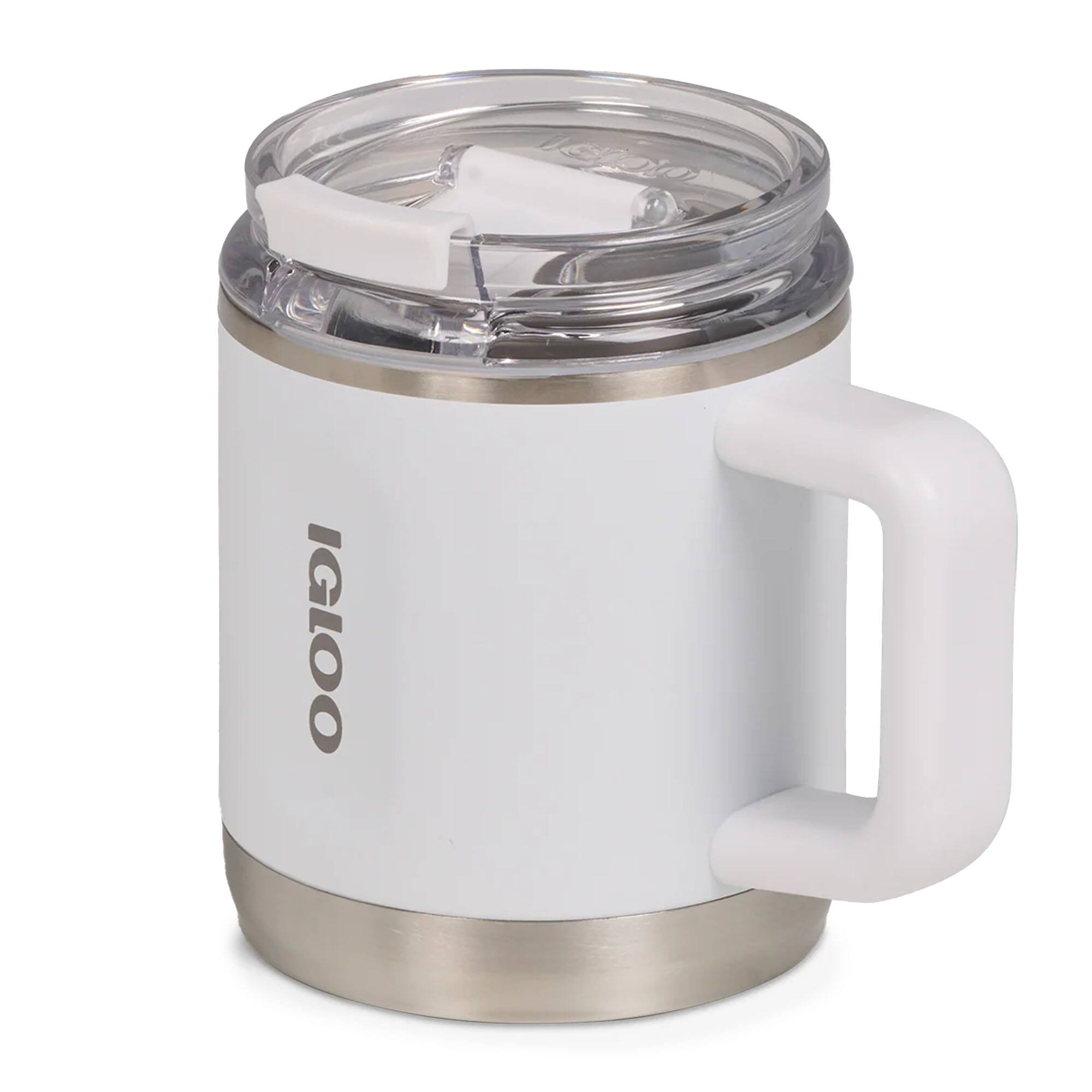 Alt View 1. Igloo - Igloo 15 oz. Stainless Steel Coffee Mug - White - White.
