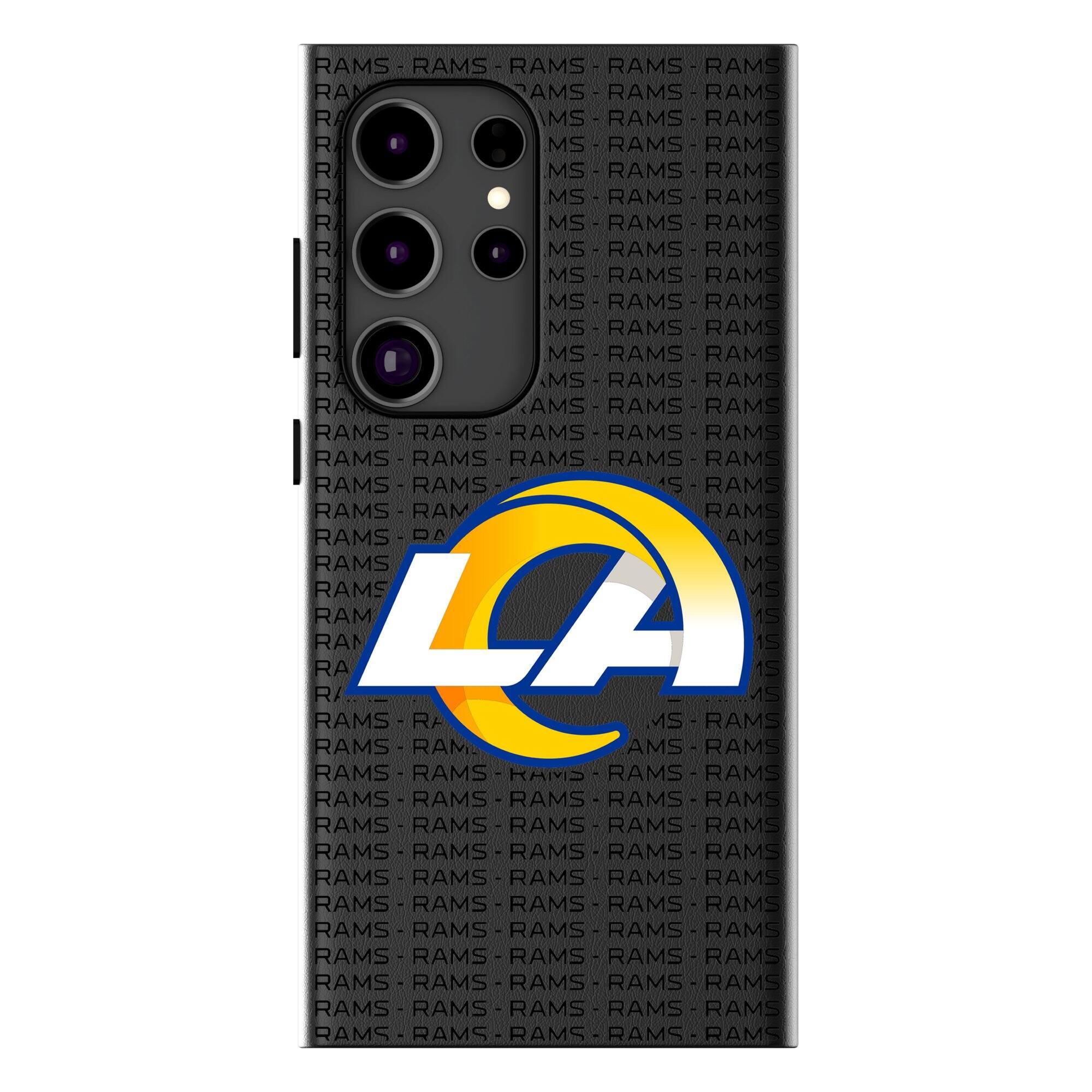 Keyscaper - NFL - Los Angeles Rams Text Backdrop Galaxy Magnetic Bump Case - S24 - Black price history on PriceWatchPro
