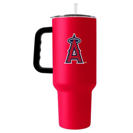 Front. Logo Brands - Los Angeles Angels 40oz. Travel Tumbler with Handle - Multicolor.