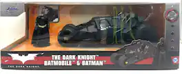 Jada Toys - 1:24 2008 The Dark Knight Batmobile with Batman - Collectibles - Multicolor
