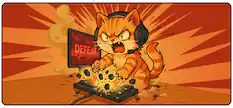 Front. Lexip - RAGING CAT XXL MSPAD - Multicolor.