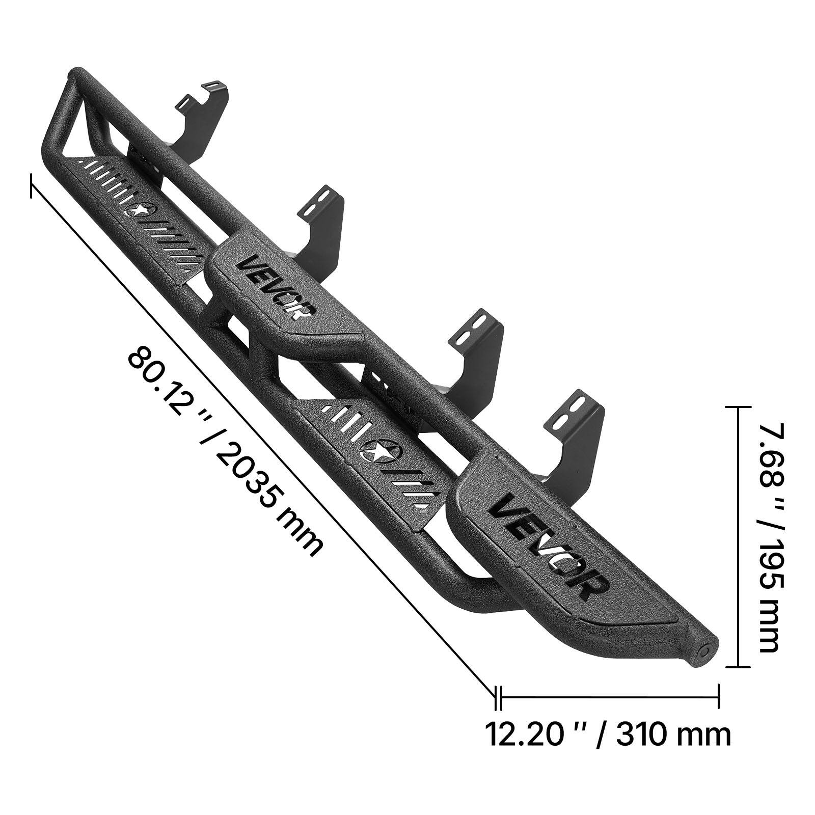 VEVER

80.12" / 2035 mm

7.68" / 195 mm

12.20" / 310 mm