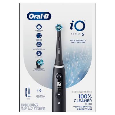 Oral B iO Series 6 Electric Toothbrush with Replacement Brush Head Oral B iO Series 6 Electric Toothbrush with Replacement Brush Head