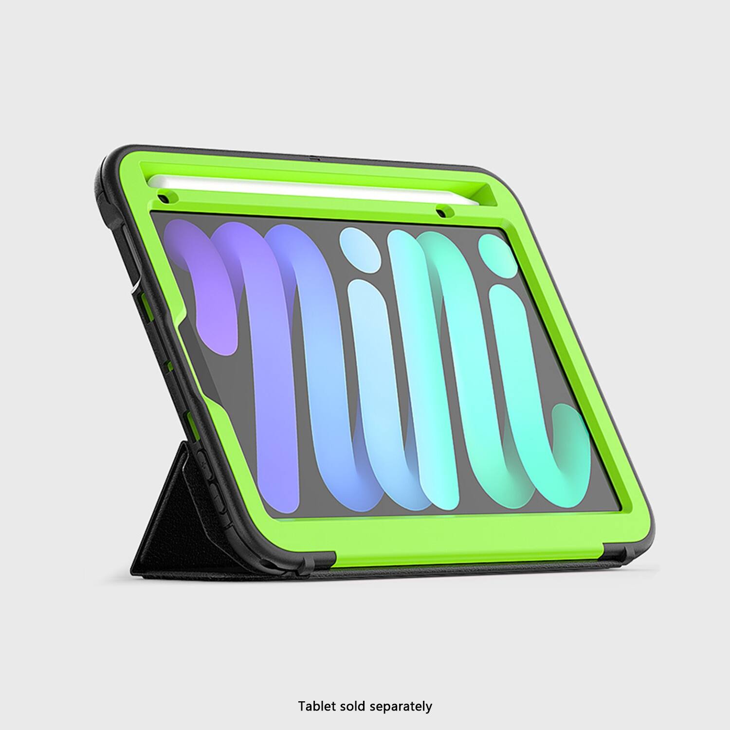 The text on the image reads "Min Tablet sold separately."