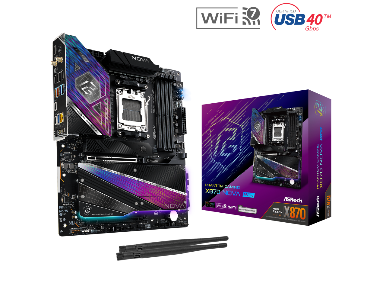 Flw 2 30 ao NOVA Gi FCCE RoHS 12 Ia ARA UK C Ls 8.8 - | OB Reck ETOLEASE S NOVA G PHANTOM GAMING X870 NOVA WIFI NE WIFI D - HOM - - - - /SRock AMDN RYZEN X870 1E a8 - - - - - i - - - FA DAMINO VAON PHANTOM X870 SRoc