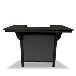 LuXeo - Cancun HDPE Serving Bar, Two-Tone - Black