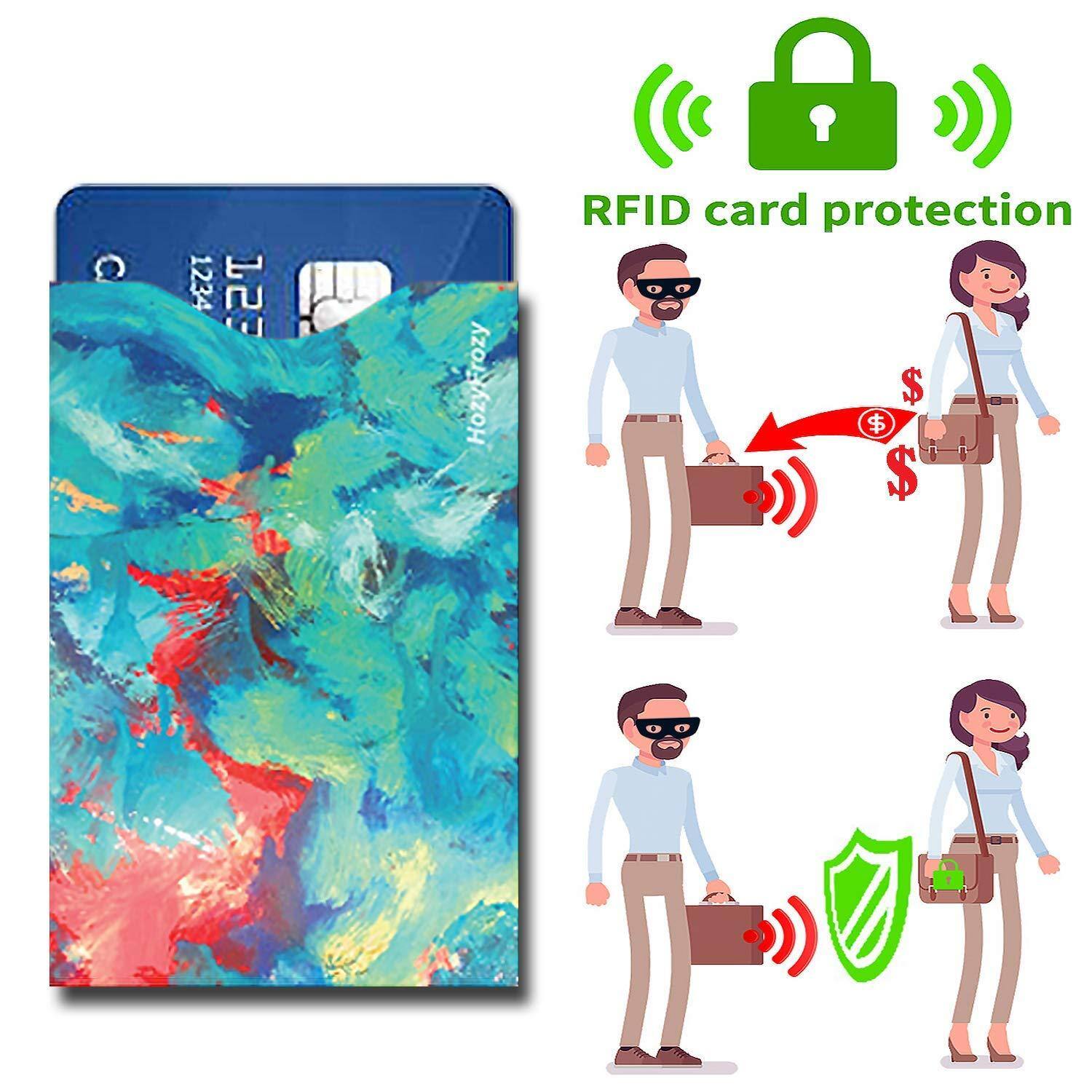 Back. Jadie Link - Rfid Blocking Sleeves Credit Card Protector Anti-theft Holder Easy Recognize Vivid Color Prints SECURE SAFE Protect your - One Size.