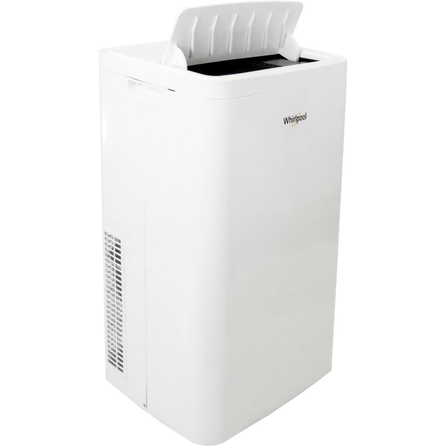 Angle. Whirlpool - 14,000 BTU ASHRAE (10,000 BTU SACC) Portable Air Conditioner - white.