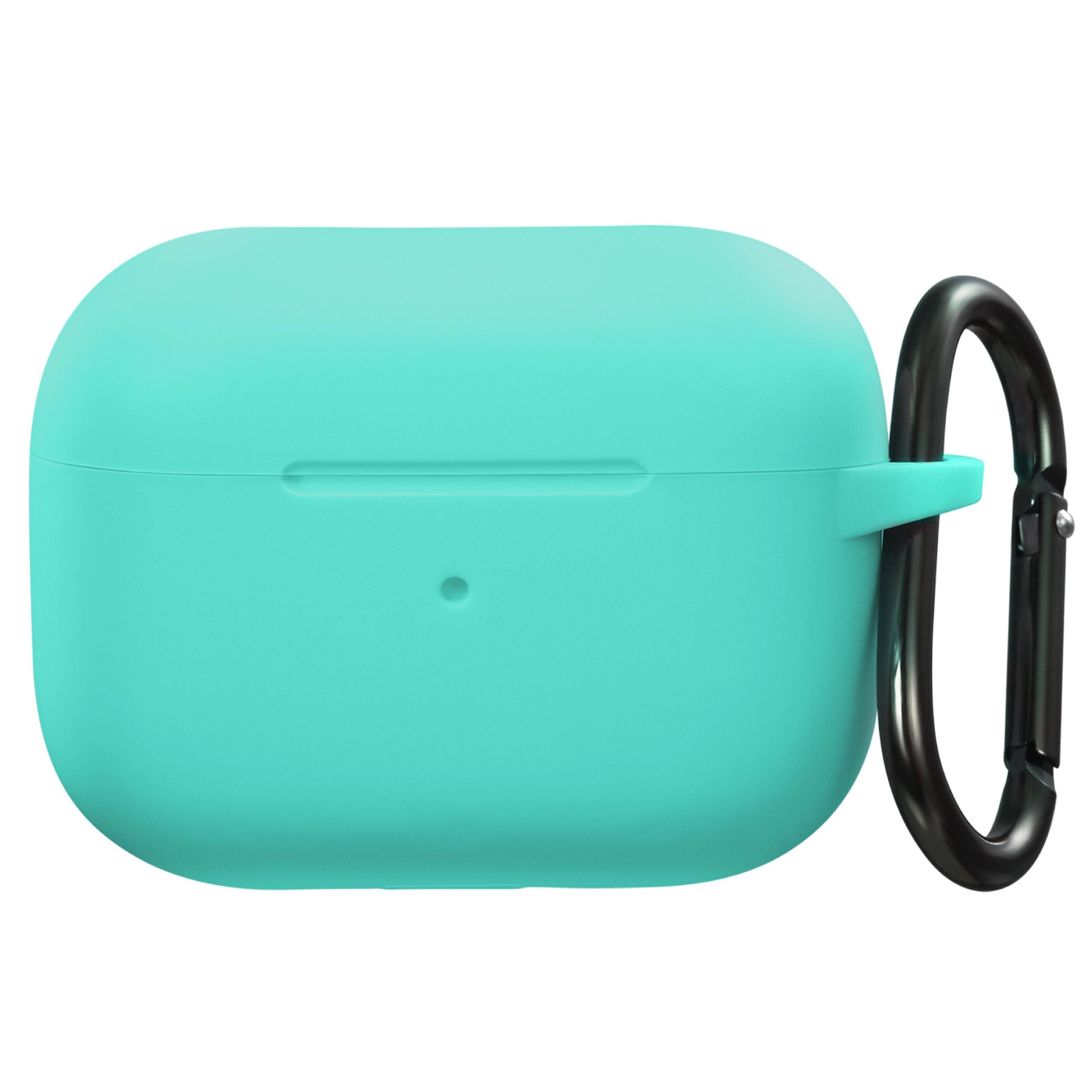 Front. Vena - Silicone Case for Apple AirPods Pro 2 Case, Protective Cover Compatible with MagSafe AirPods Pro 2nd Generation, Mint - Green.