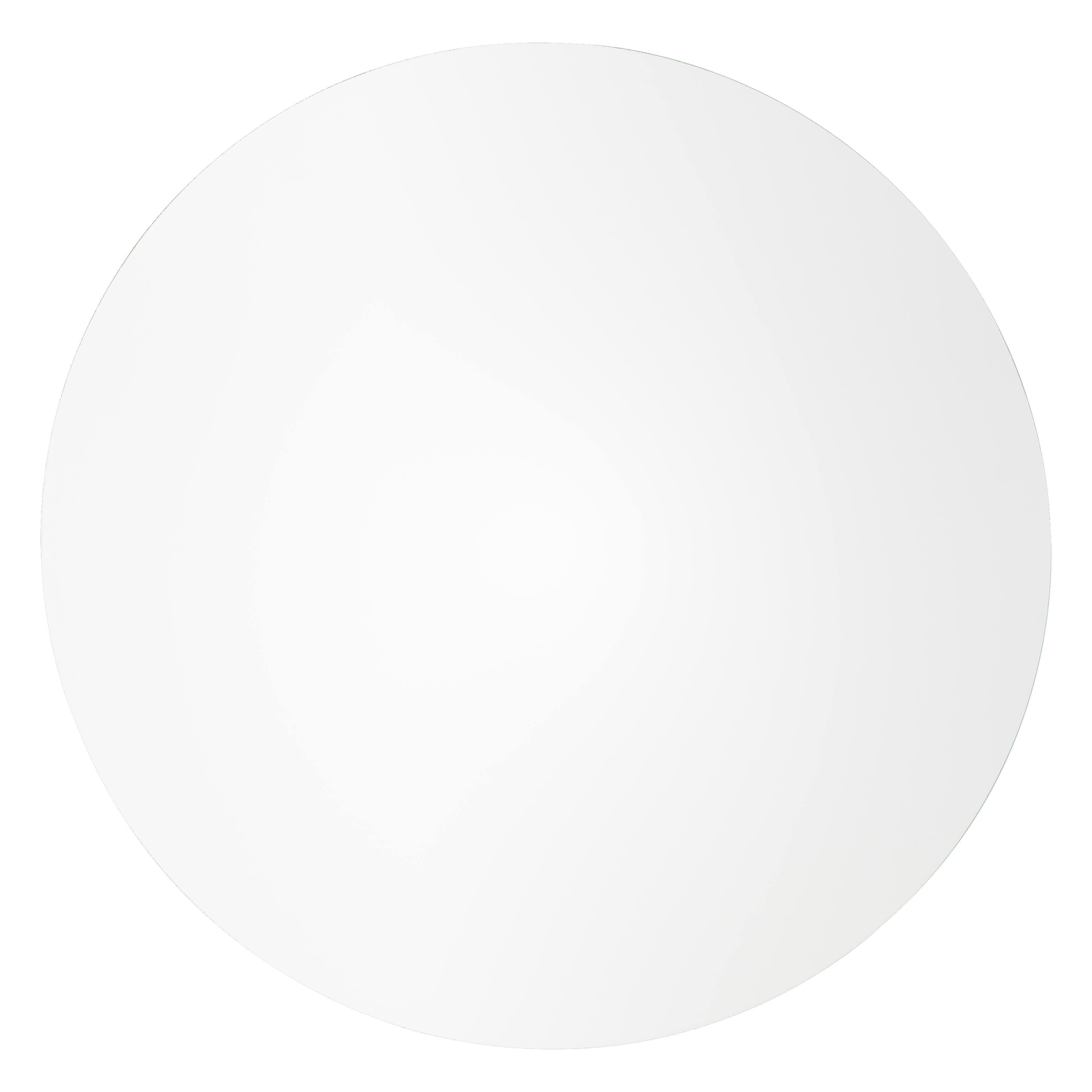 Alt View 5. LeisureMod - Bristol 40" Minimalist Round Pedestal Dining Table - Space-Saving Kitchen Table with Powder-Coated Steel Base - MDF - White.