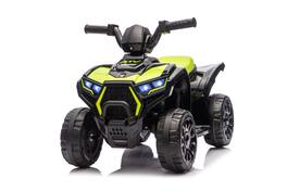 BreeBe - 6V Kids Ride-On ATV, Mini Off-Road Electric Quad, RWD 4-Wheeler, Anti-Slip Wheels, Battery Powered, Ages 3-5 - Black, Green