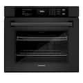 ZLINE - 30 in. True Convection Wall Oven w/ Air Fry and Self Clean - Black Stainless Steel