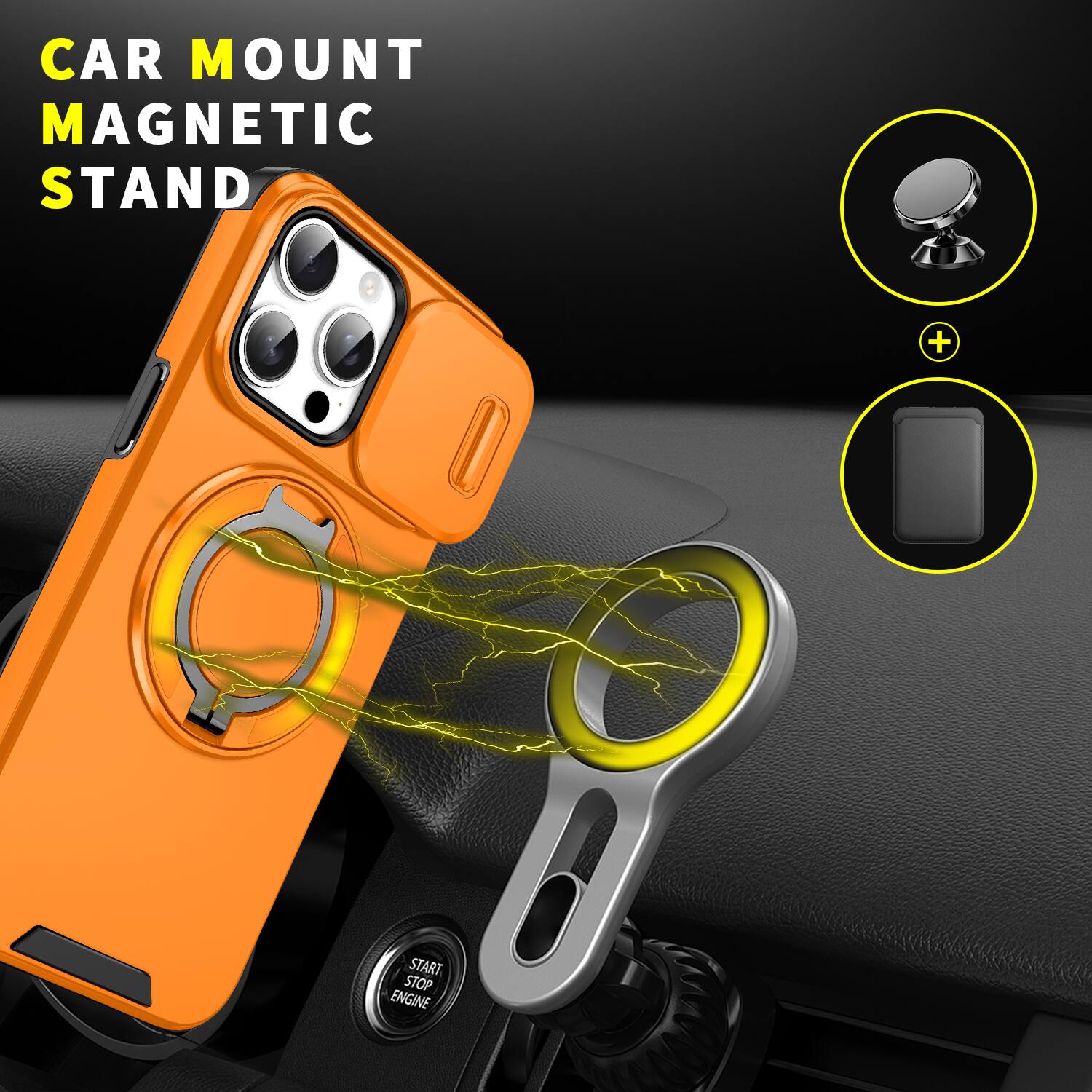 CAR MOUNT MAGNETIC STAND

START STOP ENGINE