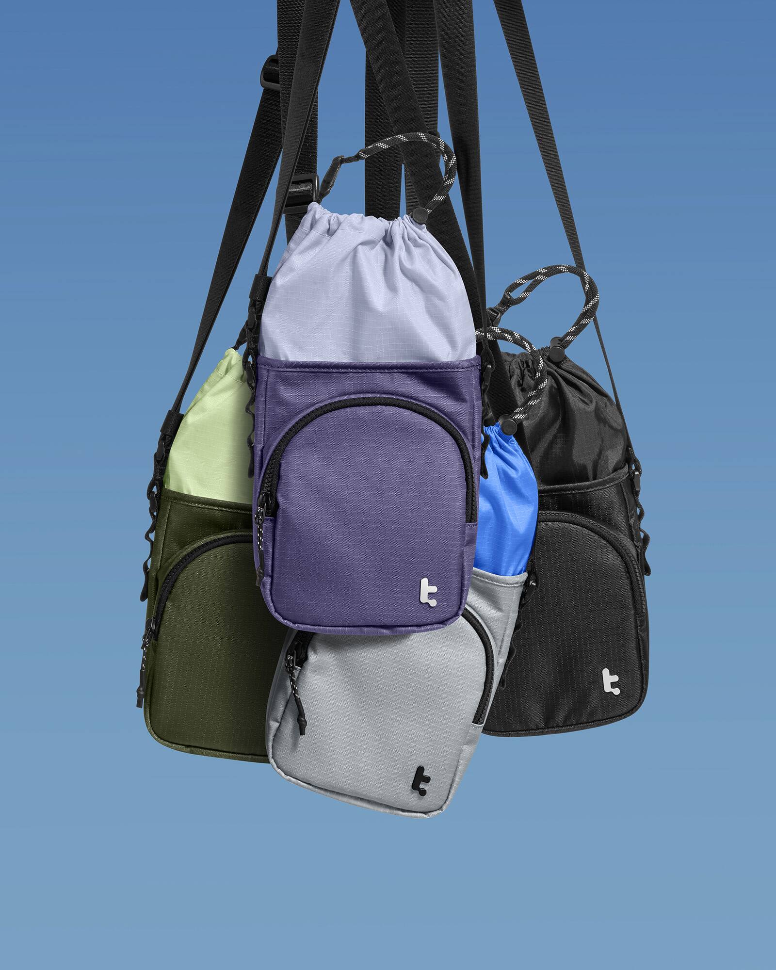 Alt View 5. tomtoc - GameOn-G50 Sling Crossbody Bag for Nintendo Switch 2 / Switch OLED Slim Case, Travel Chest Carrying Pouch - Gray.