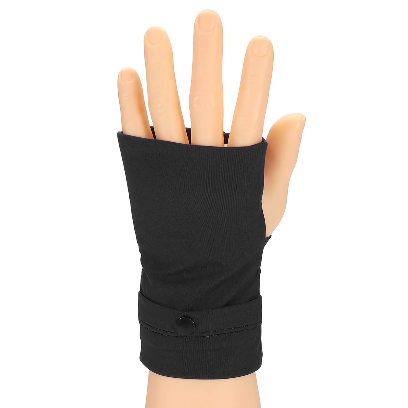 Unique Bargains - Sports Wristband Phone Sleeve for Running Left Forearm Armband Cell Phone Holder Up to 7.5" for Outdoor Cards Keys - Black