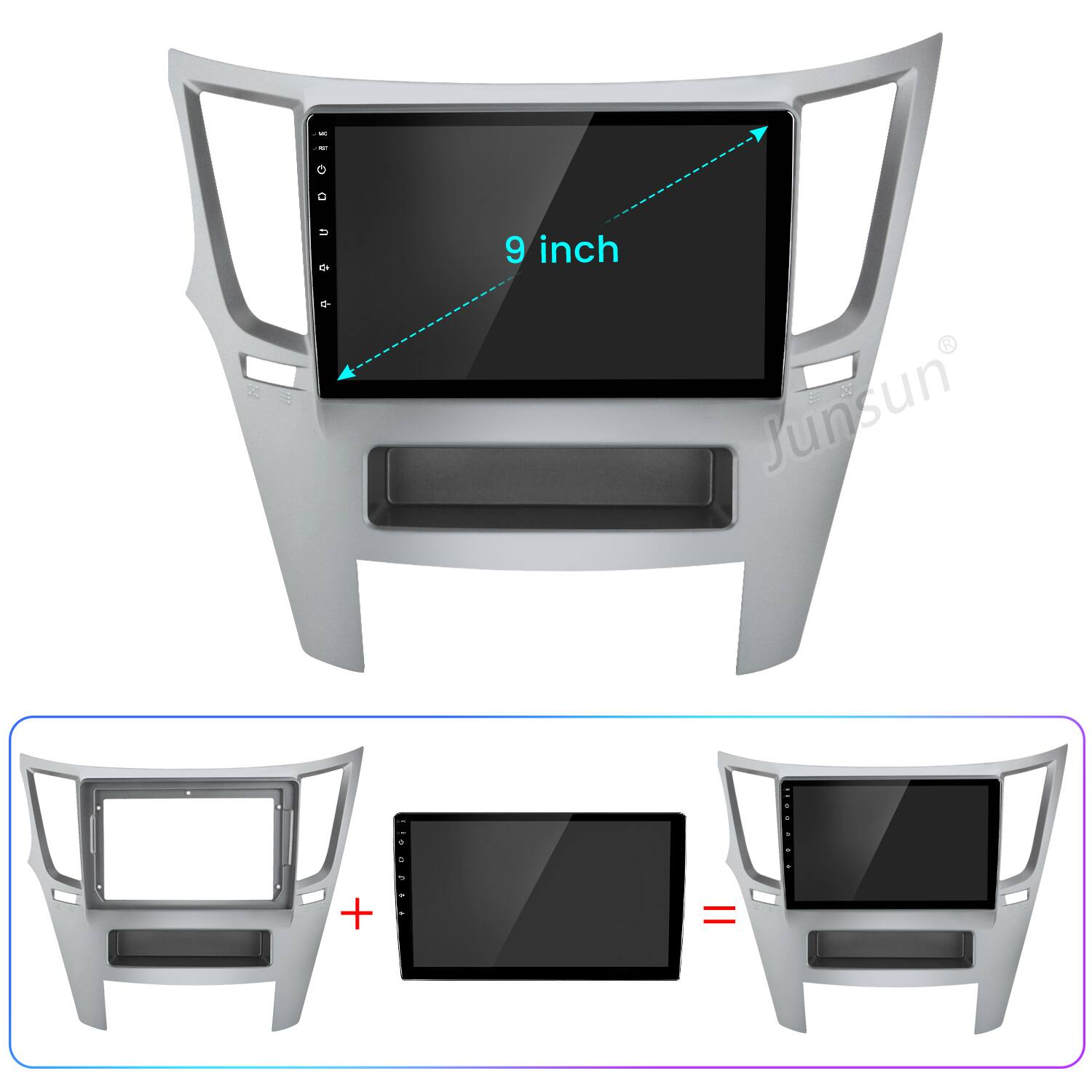 TIO0nde D U + 9 inch Junsun + + =