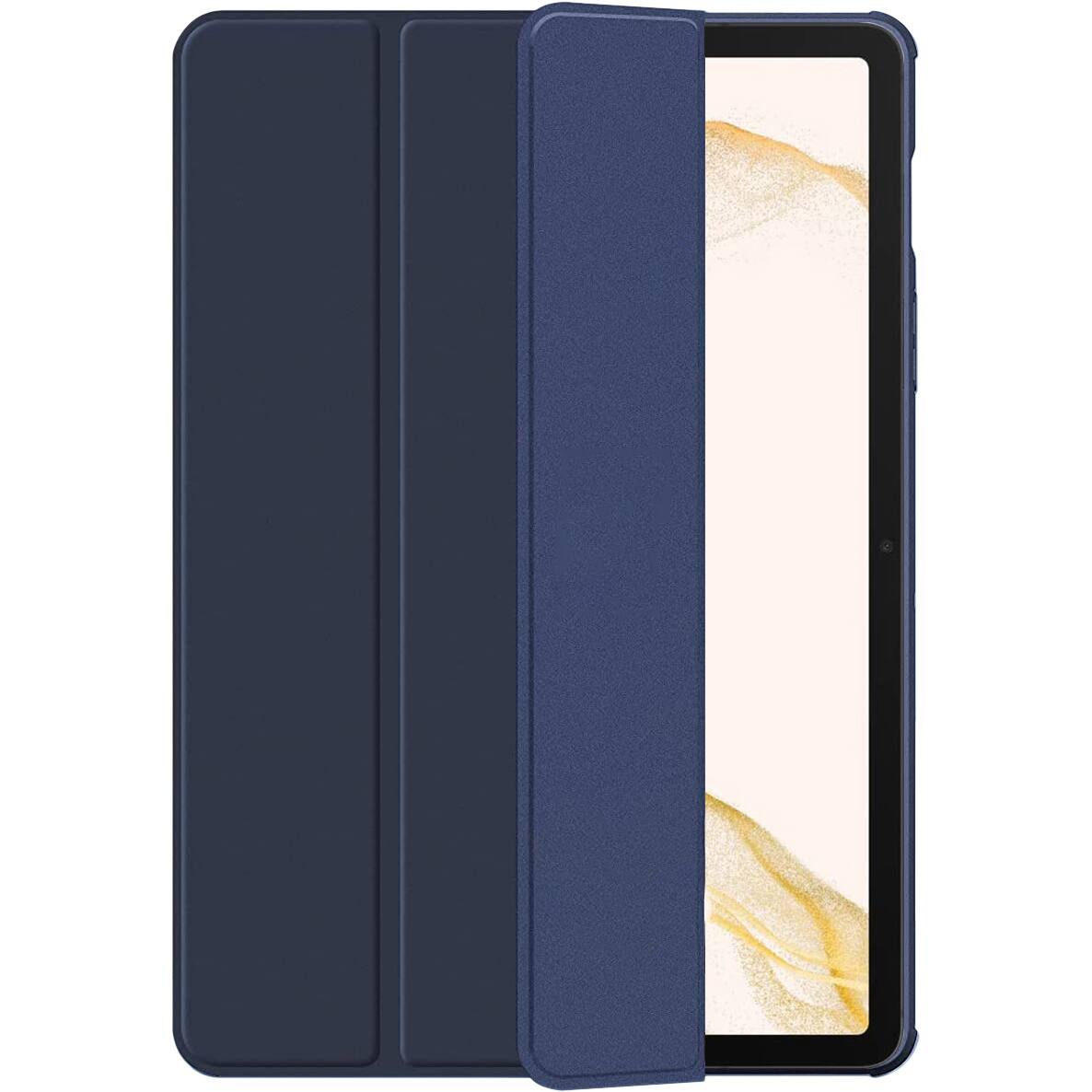 Alt View 11. SaharaCase - Folio Case for Samsung Galaxy Tab S8 - Clear/Navy Blue.