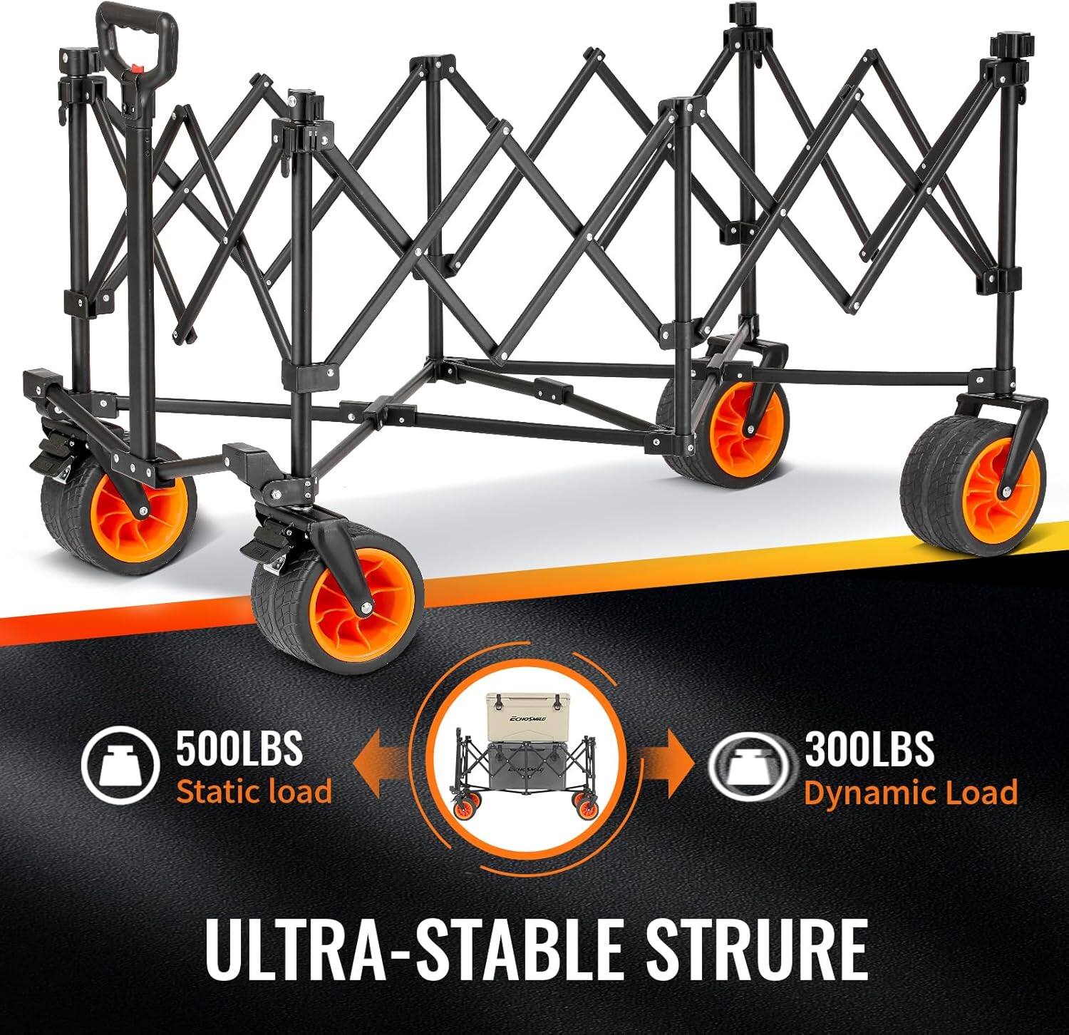 I 500LBS Static load 300LBS Dynamic Load ULTRA-STABLE STRURE