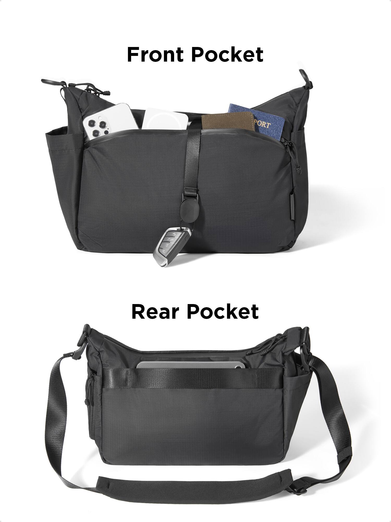 Front Pocket  
Rear Pocket