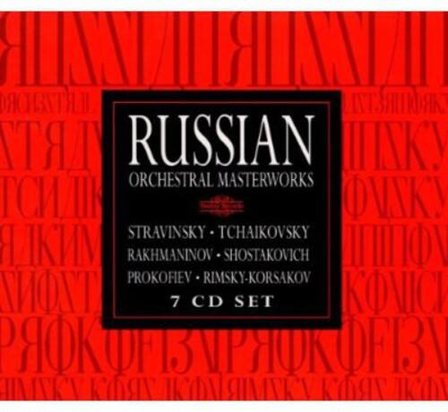 RUSSIAN  
ORCHESTRAL MASTERWORKS  

STRAVINSKY • TCHAIKOVSKY  
RAKHMANINOV • SHOSTAKOVICH  
PROKOFIEV • RIMSKY-KORSAKOV  

7 CD SET