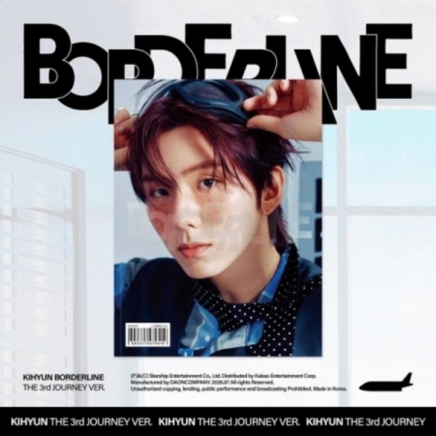 Kihyun - Borderline - The 3rd Journey Version   - COMPACT DISCS [CD]
