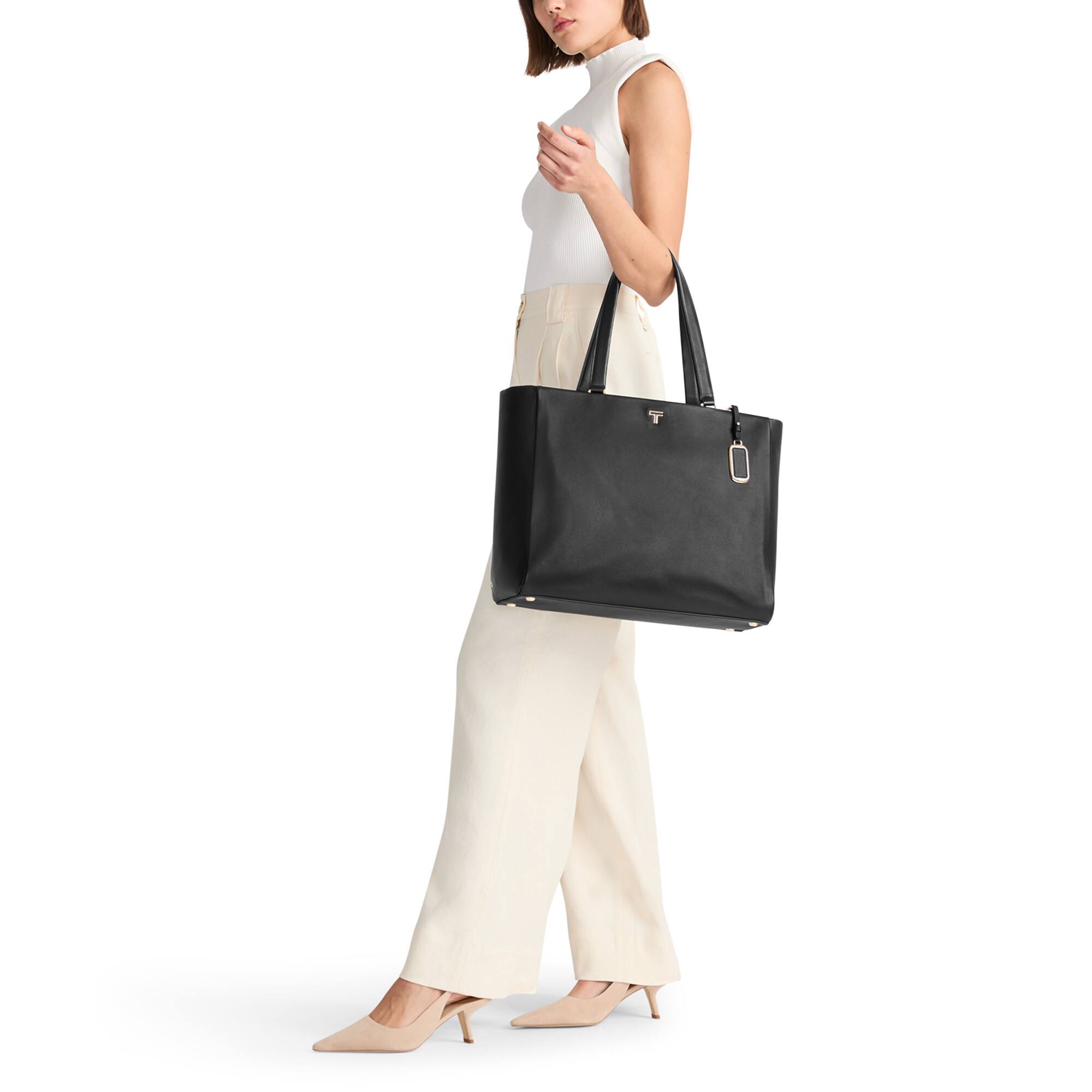 Alt View 13. TUMI - Voyageur Vail Large Tote - Black/Light Gold.