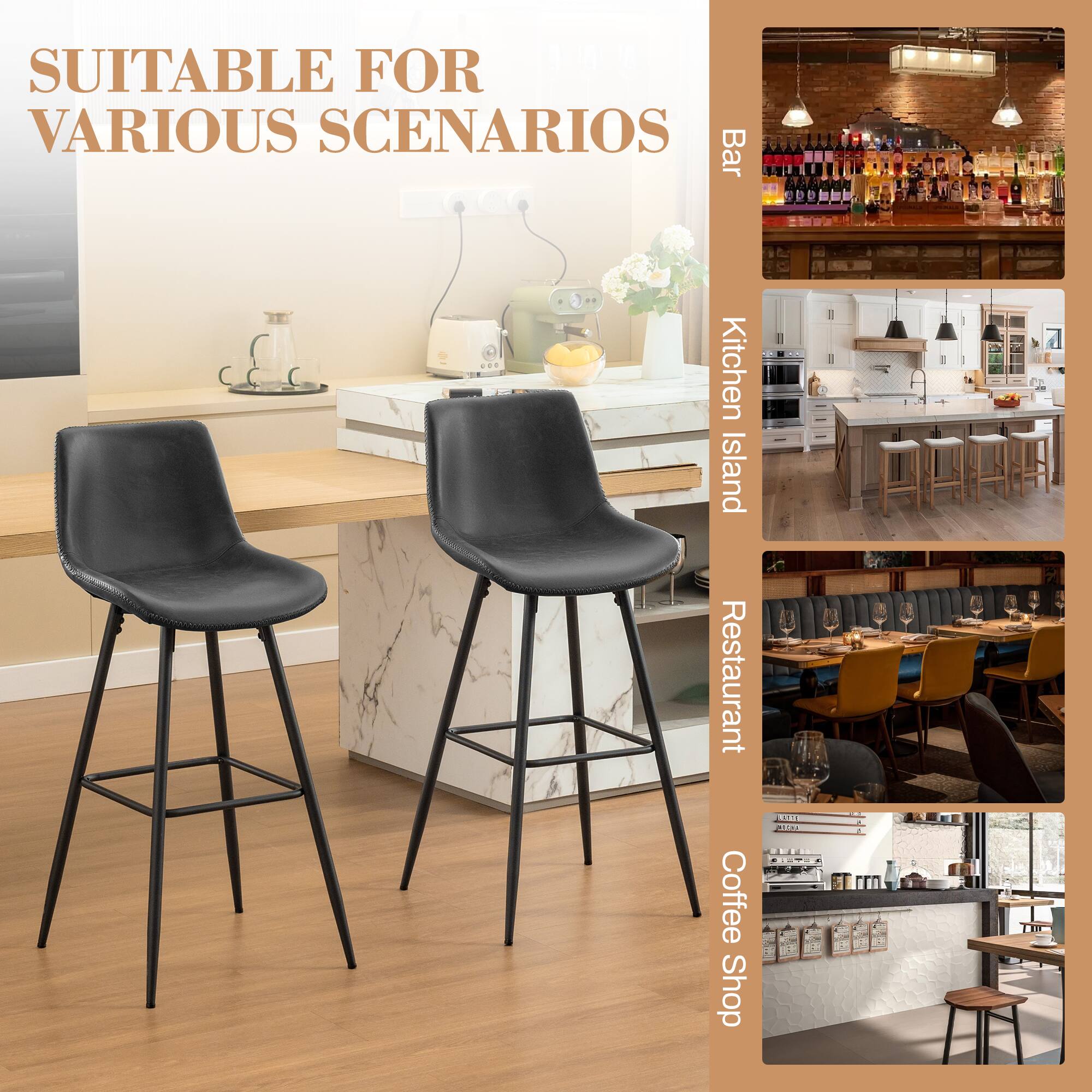 SUITABLE FOR VARIOUS SCENARIOS

- Bar
- Kitchen Island
- Restaurant
- Coffee Shop
