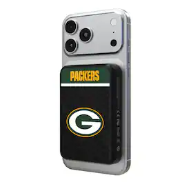 Keyscaper - Green Bay Packers Endzone Plus Wireless Power Bank - Multicolor