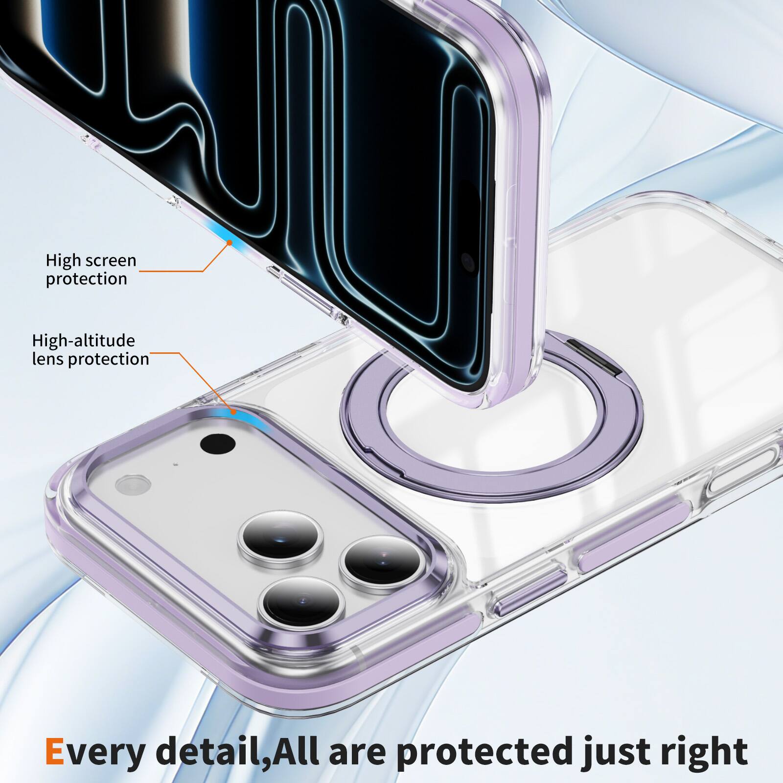 High screen protection  
High-altitude lens protection  

Every detail, all are protected just right
