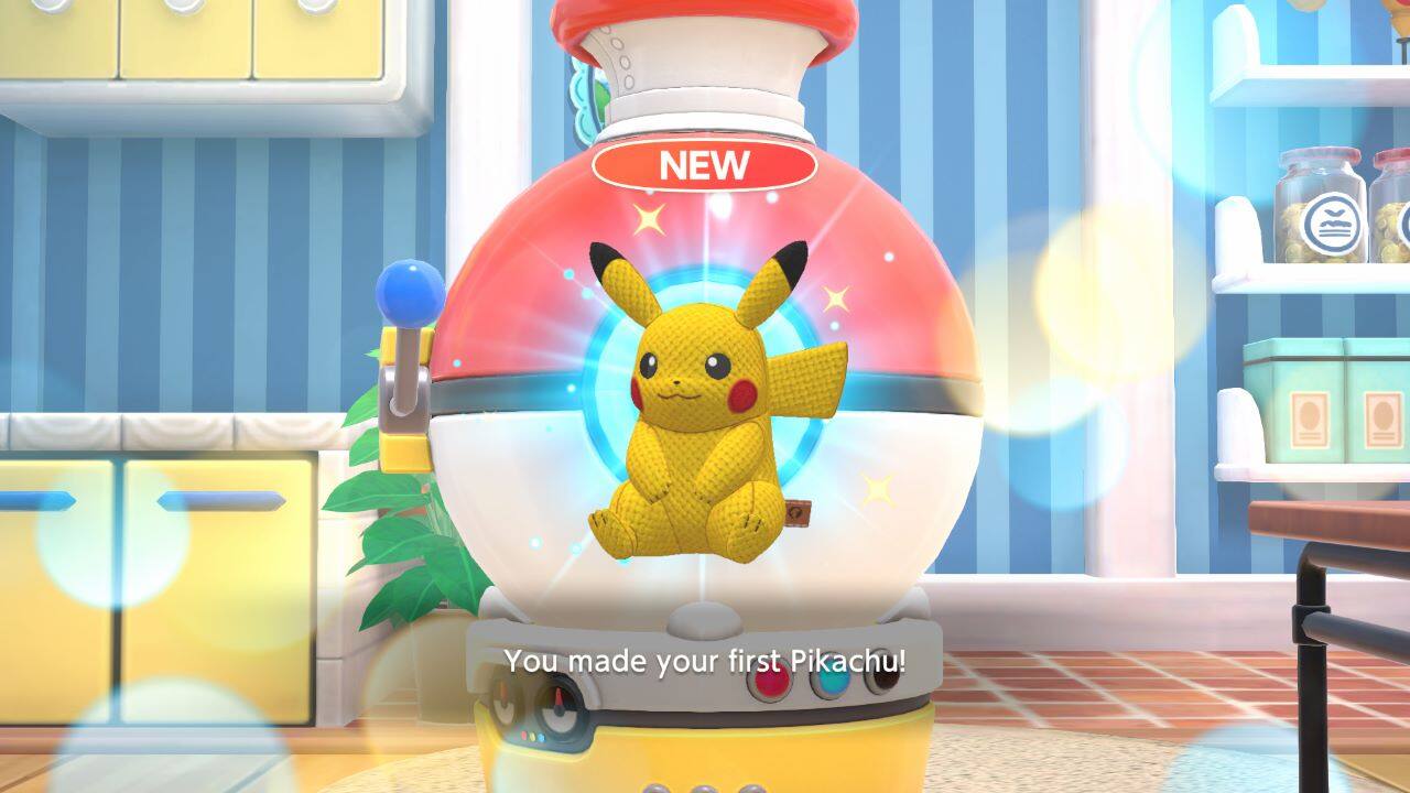 1 NEW You made your first Pikachu!