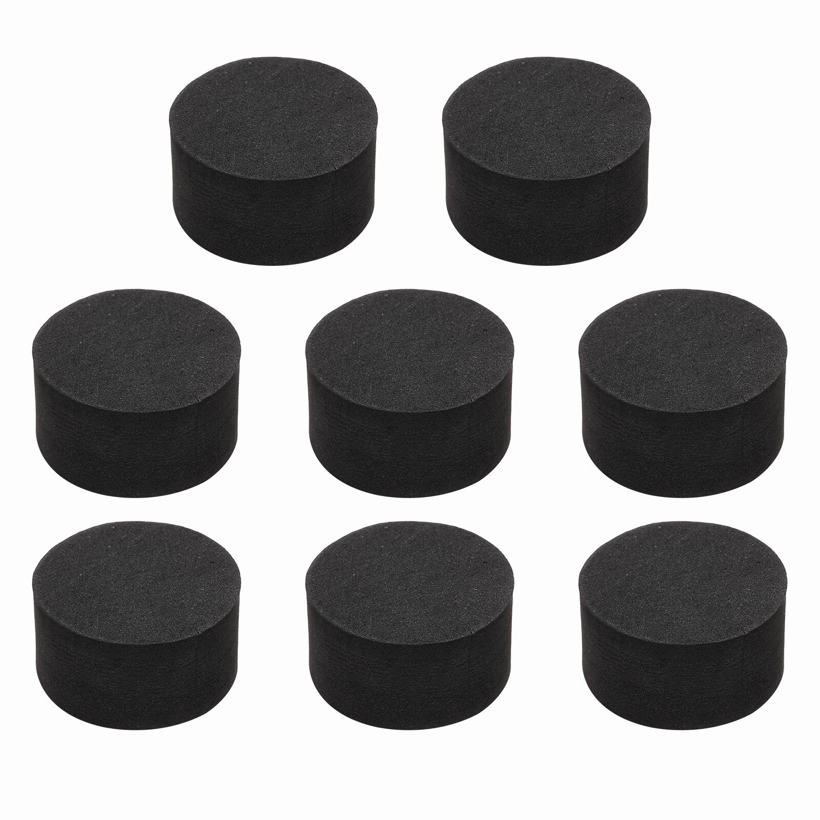 Unique Bargains - Single Sided Speaker Isolation Pads 35x20mm Round EVA Acoustic Foam Anti-Vibration Feet for Speaker Subwoofer, 8pcs - Black price history on PriceWatchPro