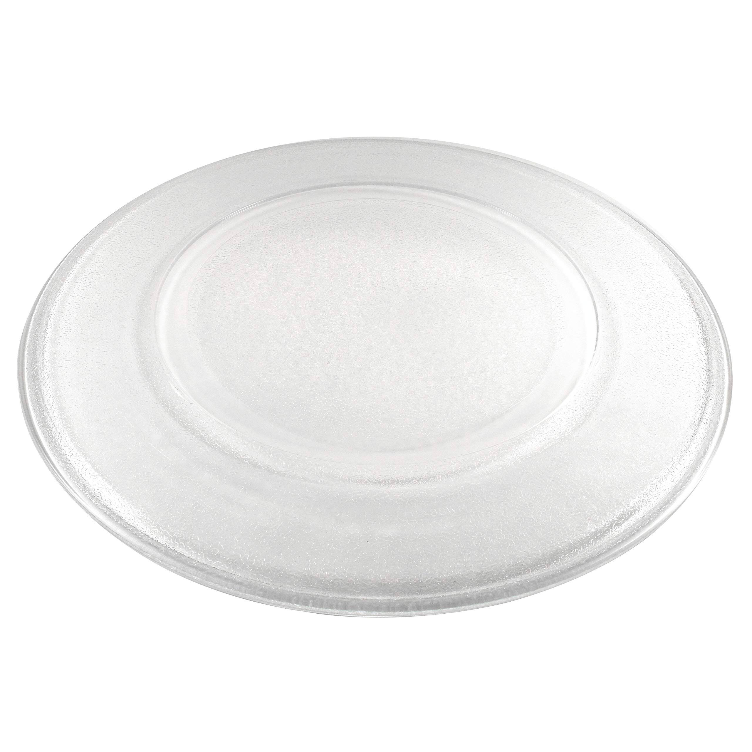 Back. HQRP - 15.5-inch Glass Turntable Tray for GE WB49X0690 WB49X690 JE1540AW01 JE1550GW01 JE1640AB01 JE1650AA01 Microwave.