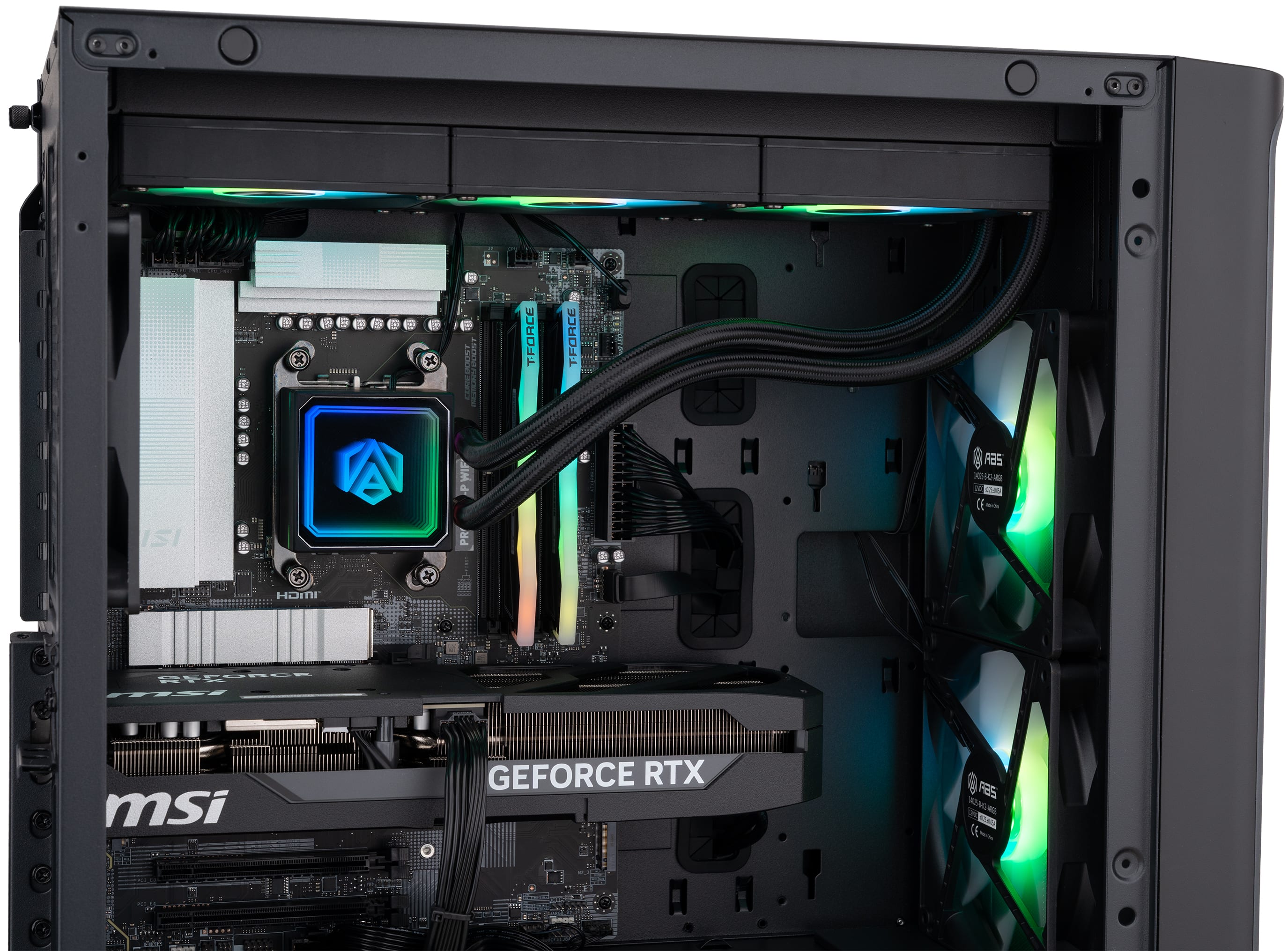 ADVANCED BATTLESTATIONS ABS Kaze II Ruby Gaming PC Windows 11 AMD