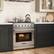 Alt View 1. Costway - Costway 30" Natural Gas Range 120V with 5 Burners Cooktop & 4.55 Cu.Ft. Convection Oven - Sliver,Black.
