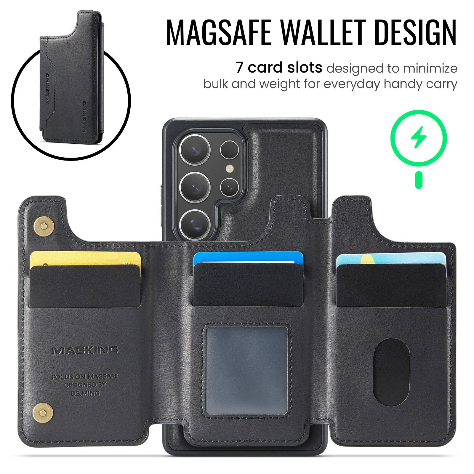 MARKING | MAGSAFE WALLET DESIGN  
7 card slots designed to minimize bulk and weight for everyday handy carry  
MAGKING FOCUS ON MAGSAFE  
DESIGNED BY DGMING