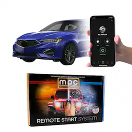 MPC - Remote Start Kit for Acura ILX 2016-2022 Push-to-Start with Smartphone Control - Black