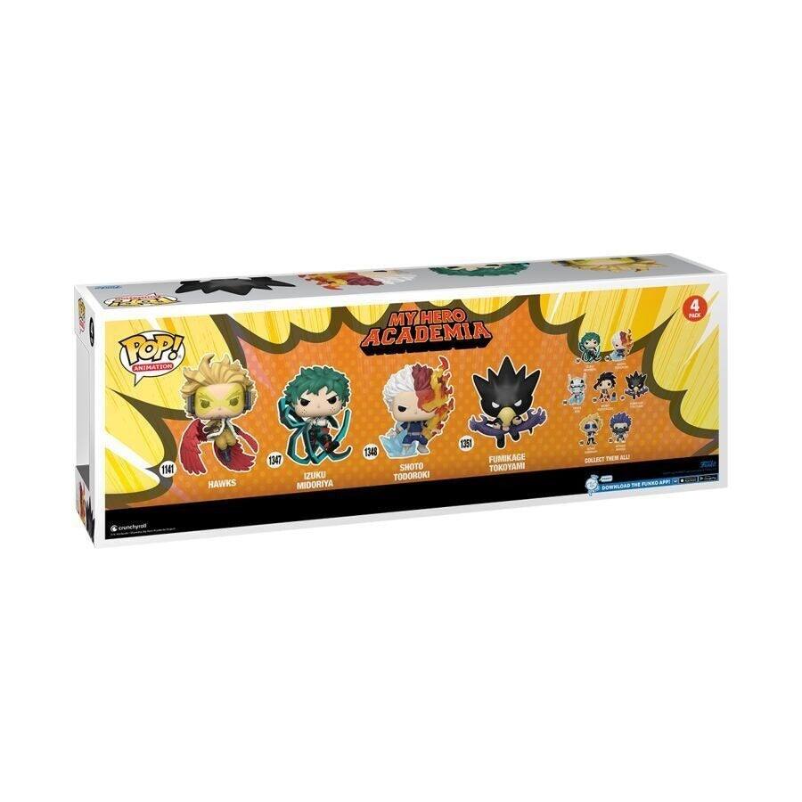 C TOP! ANTHATER MYHERO ACADEMIA 4 FHE 1141 HAWKS 1347 IZUKU MIDORIYA 1348 SHOTO TODOROKI 1251 FUMIKAGE TOKOYAMI DM MA CRUMY -APP nchye