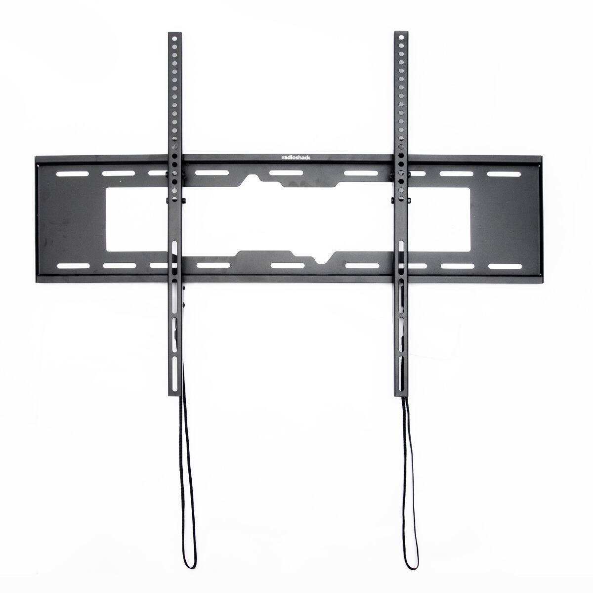 Front. RadioShack - TV Rack for 50 to 90 Inch Screens 1606021 - Black.
