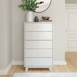 Plank+Beam - Classic 5-Drawer Dresser - White