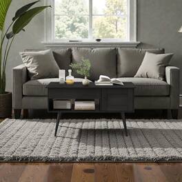 Hivvago - Multi-Functional Coffee Table Featuring Lift Top and Concealed Storage - Black